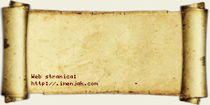 Danica Rakić vizit kartica